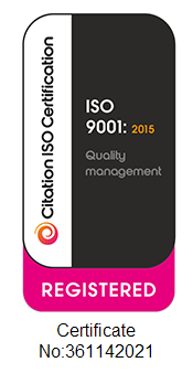 ISO certification banner